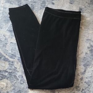 Nine West XL Black Velvet Stretch Pants